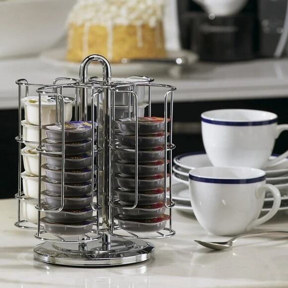 Nifty Solutions T-Disc Pod Carousel Holder Coffee Storage Organizer Hold 40 Disc - Picture 2 of 6